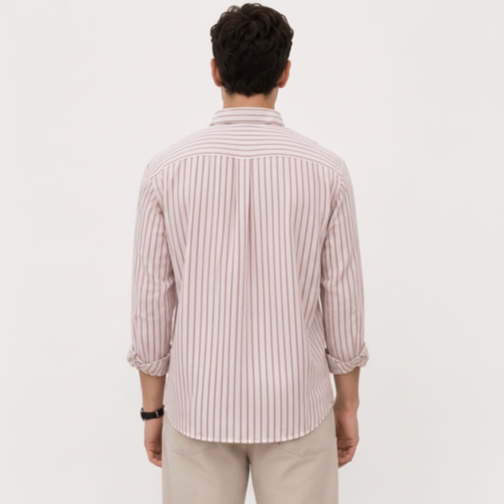 Men Stripes arrow fit Shrit