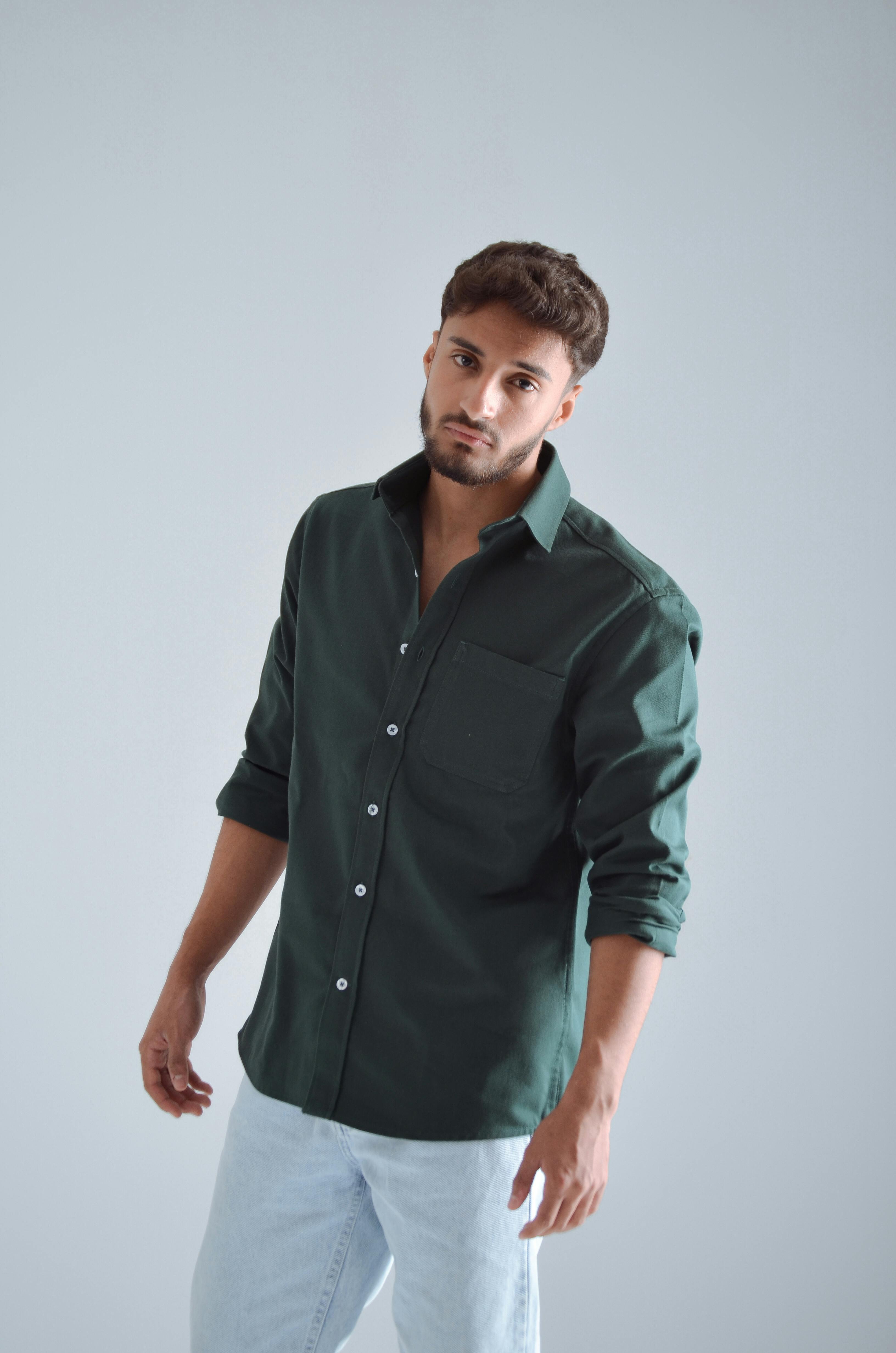 Refined Solid Shirt – Modern Essential